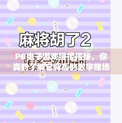 PG电子游戏链接揭秘，你真的了解它背后的数字赌场吗？pg电子游戏链接