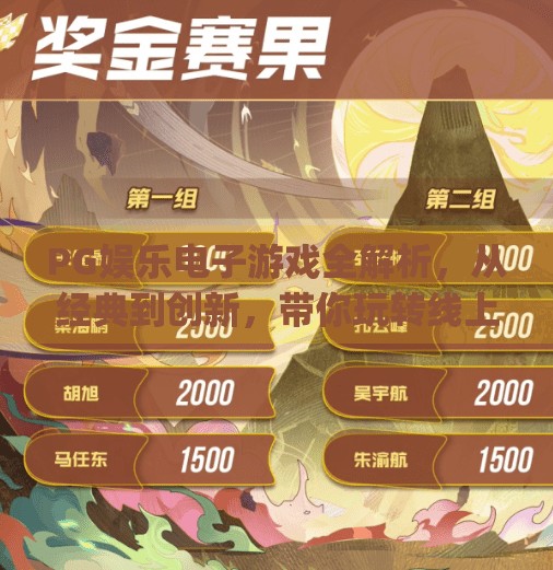 PG娱乐电子游戏全解析,从经典到创新,带你玩转线上娱乐新世界!pg娱乐电子游戏有哪些 PG娱乐电子游戏全解析,从经典到创新,带你玩转线上娱乐新世界!pg娱乐电子游戏有哪些