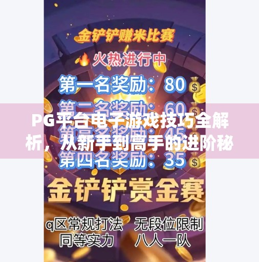 PG平台电子游戏技巧全解析,从新手到高手的进阶秘籍!pg平台电子游戏技巧 PG平台电子游戏技巧全解析,从新手到高手的进阶秘籍!pg平台电子游戏技巧